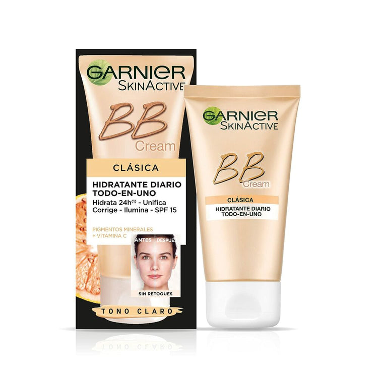 Hydrating Cream with Colour Garnier Skin Naturals Spf 15 Clear (50 ml)