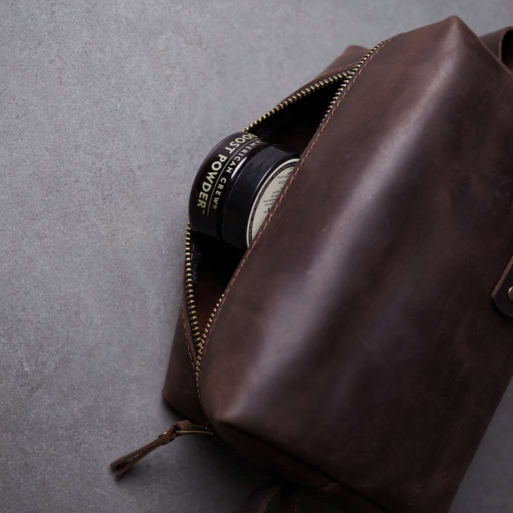 Limit Leather Makeup Bag