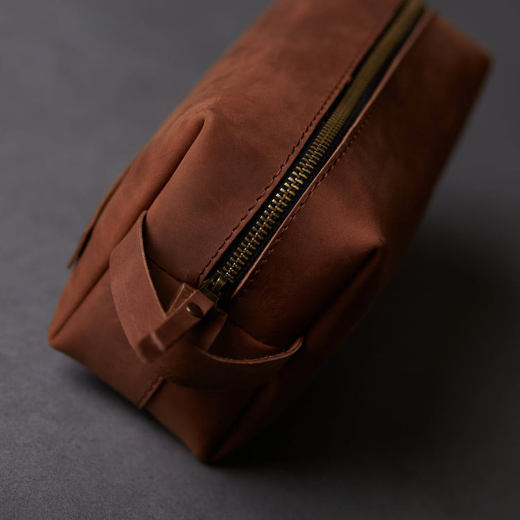 Limit Leather Makeup Bag