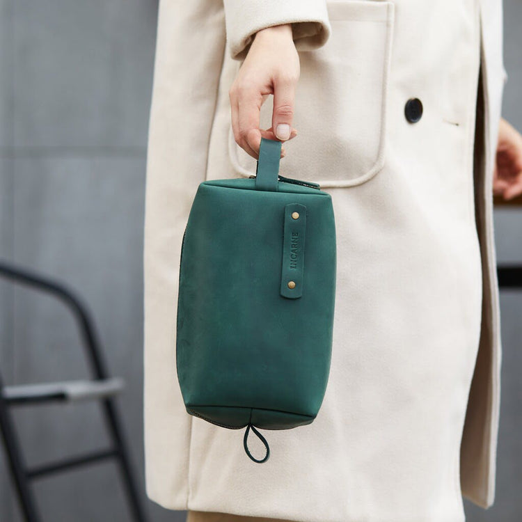 Limit Leather Makeup Bag