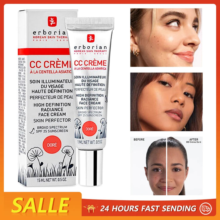 Erborian CC Cream High Definition Radiance Face Cream SPF 25 Sunscreen