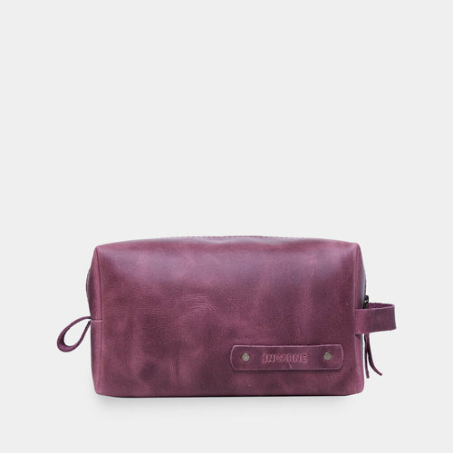 Limit Leather Makeup Bag