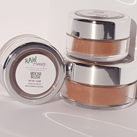 Mocha Natural Blush Pigment | Raw Beauty Minerals