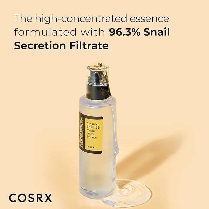 COSRX Snail Mucin 96% Power Repairing Essence 3.38 fl.oz 100ml