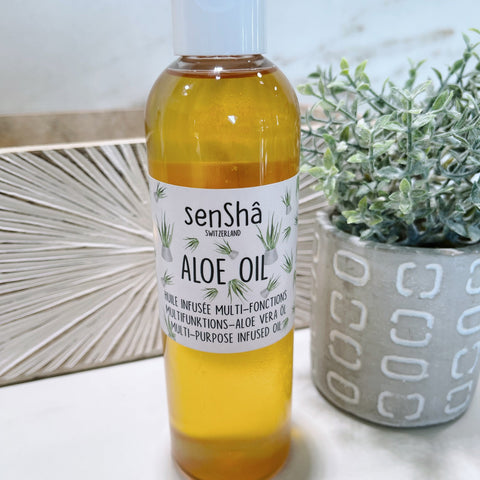Bio et Vegan Aloe Vera Oil 250ml for Face, Body and Hair