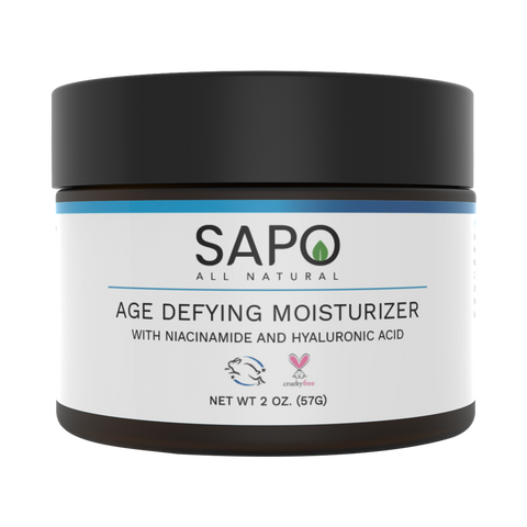 Sapo All Natural Moisturizer with Hyaluronic Acid, Aloe, Niacinamide,